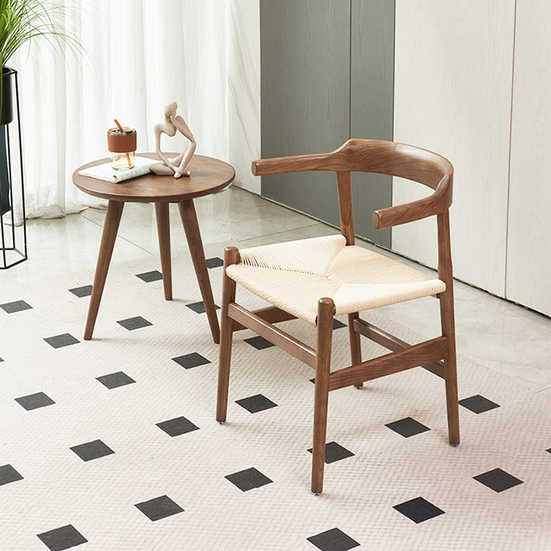 Stile contemporaneo aperto in legno solido casa usa la sedia da pranzo