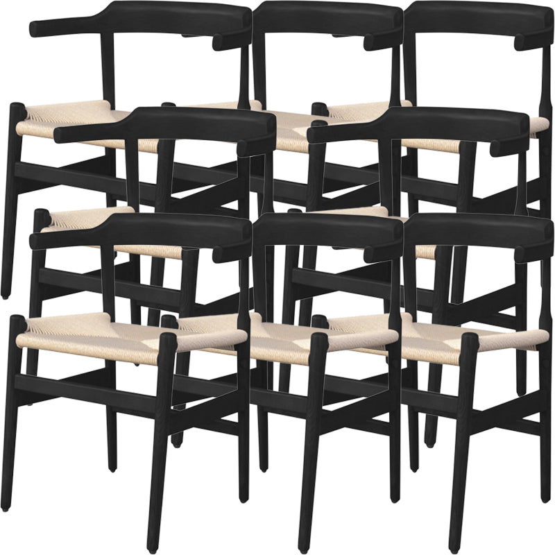 Stile contemporaneo aperto in legno solido casa usa la sedia da pranzo