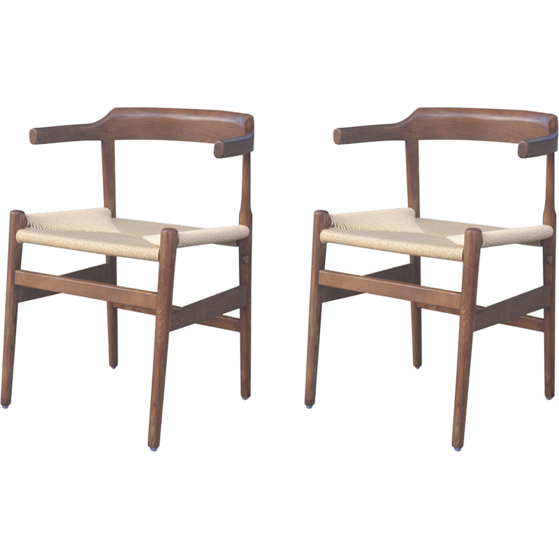 Stile contemporaneo aperto in legno solido casa usa la sedia da pranzo