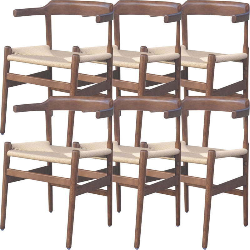 Stile contemporaneo aperto in legno solido casa usa la sedia da pranzo