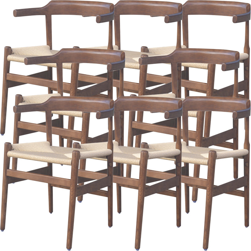 Stile contemporaneo aperto in legno solido casa usa la sedia da pranzo