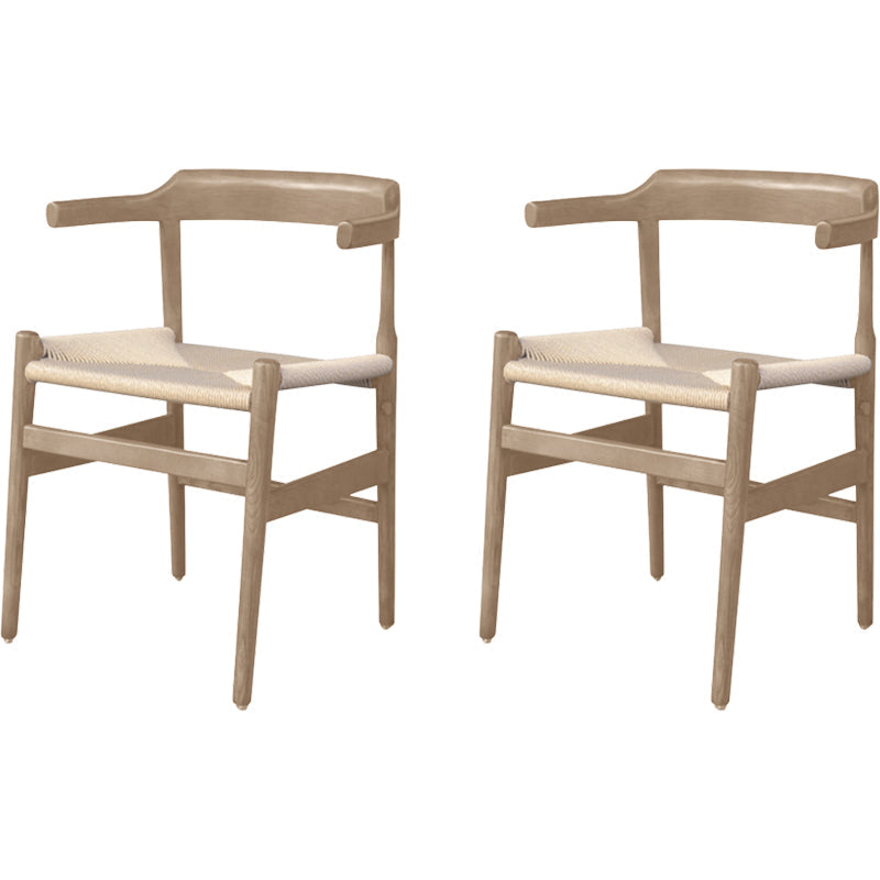 Stile contemporaneo aperto in legno solido casa usa la sedia da pranzo