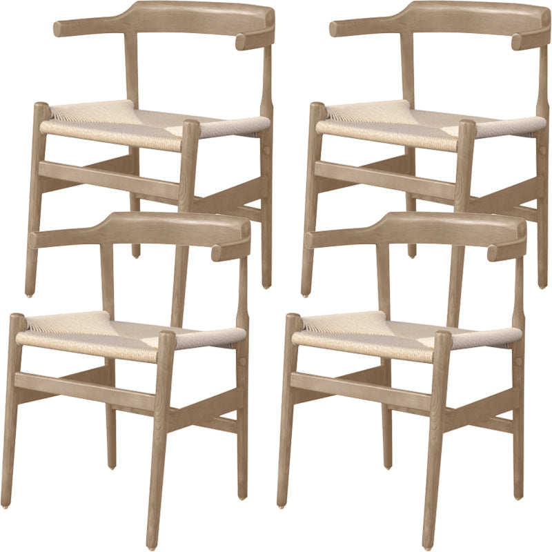 Stile contemporaneo aperto in legno solido casa usa la sedia da pranzo