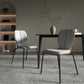 Industrielle Indoor -Kunstlederpolsterer Parsons Armless Dining Stuhl