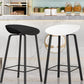 Contemporary Plastic Backrest Counter High Stool with 4 Legs Clearhalo 'Bar Furniture' 'Bar Stools' 'bar_stools' 'furn' 'furn_bar_stools' 'Furniture' 'Kitchen & Dining Furniture' 7673328