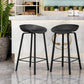 Contemporary Plastic Backrest Counter High Stool with 4 Legs Clearhalo 'Bar Furniture' 'Bar Stools' 'bar_stools' 'furn' 'furn_bar_stools' 'Furniture' 'Kitchen & Dining Furniture' 7673331