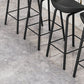 Contemporary Plastic Backrest Counter High Stool with 4 Legs Clearhalo 'Bar Furniture' 'Bar Stools' 'bar_stools' 'furn' 'furn_bar_stools' 'Furniture' 'Kitchen & Dining Furniture' 7673339