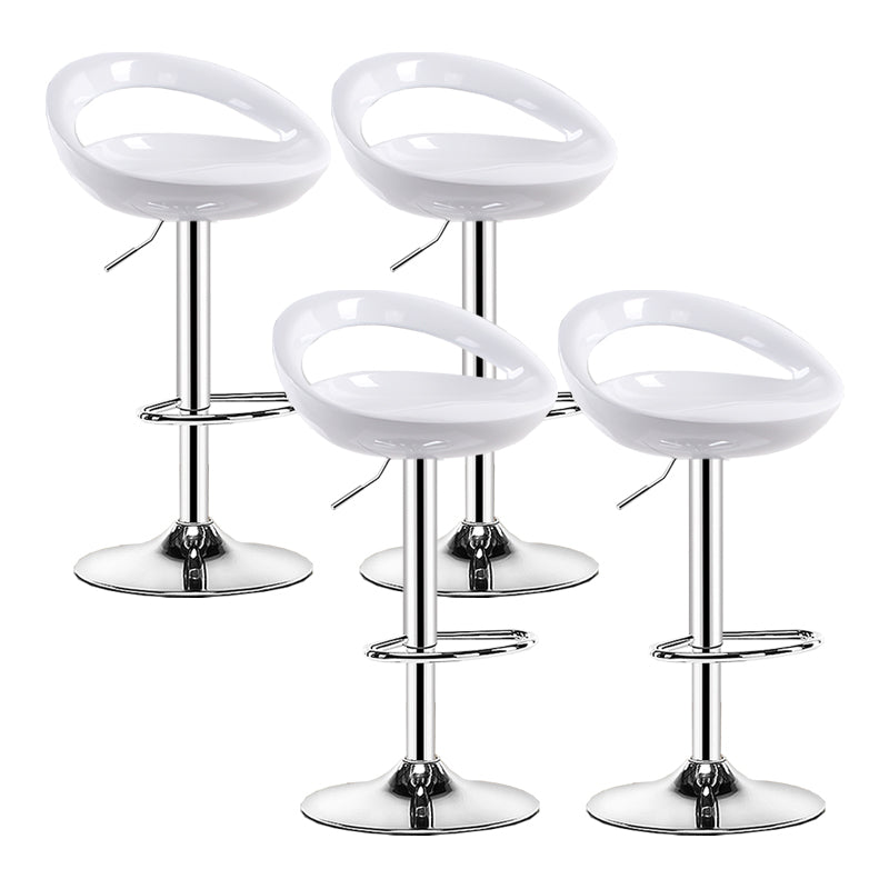 Sgabello moderno di plastica in plastica in plastica inoltre regolabile con poggiapiedi