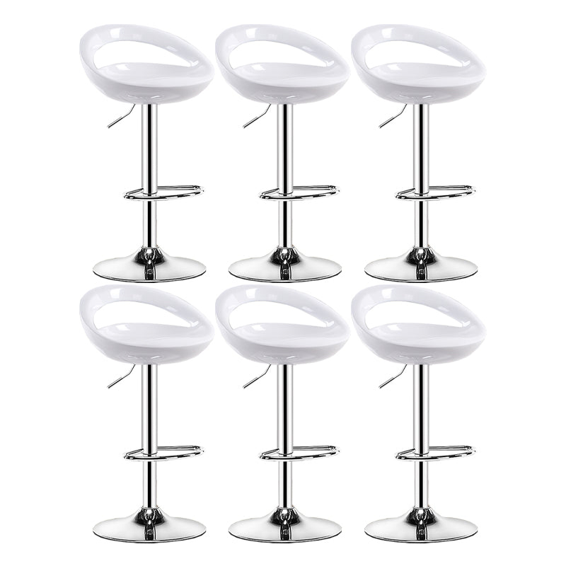 Sgabello moderno di plastica in plastica in plastica inoltre regolabile con poggiapiedi