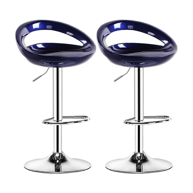 Sgabello moderno di plastica in plastica in plastica inoltre regolabile con poggiapiedi