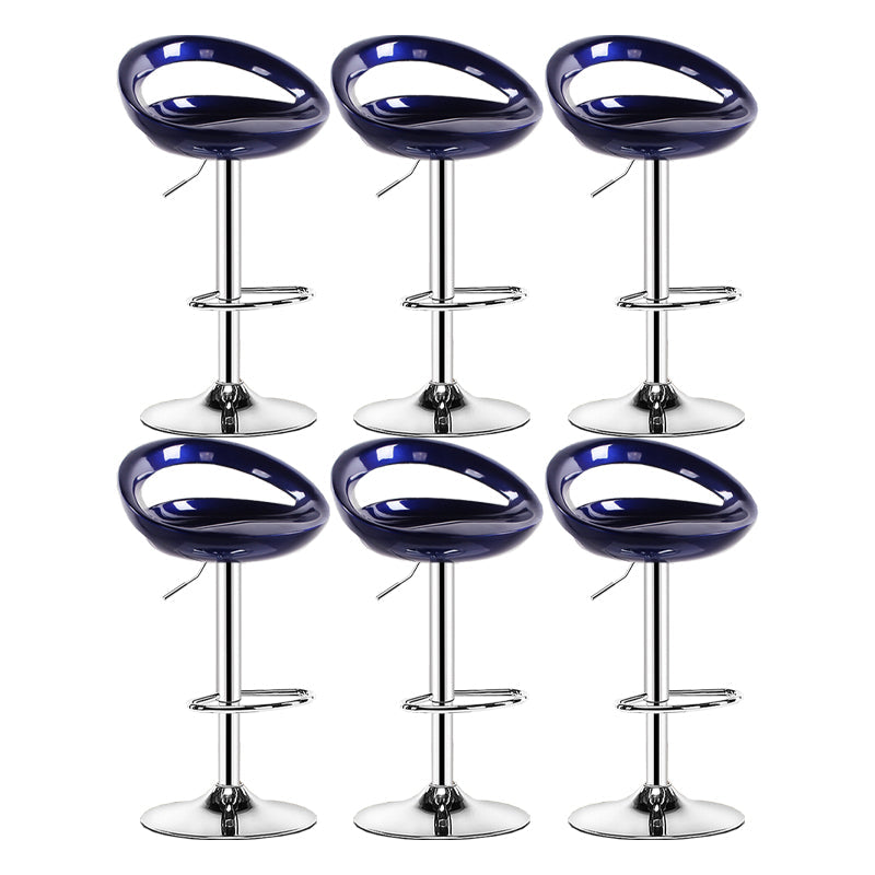 Sgabello moderno di plastica in plastica in plastica inoltre regolabile con poggiapiedi