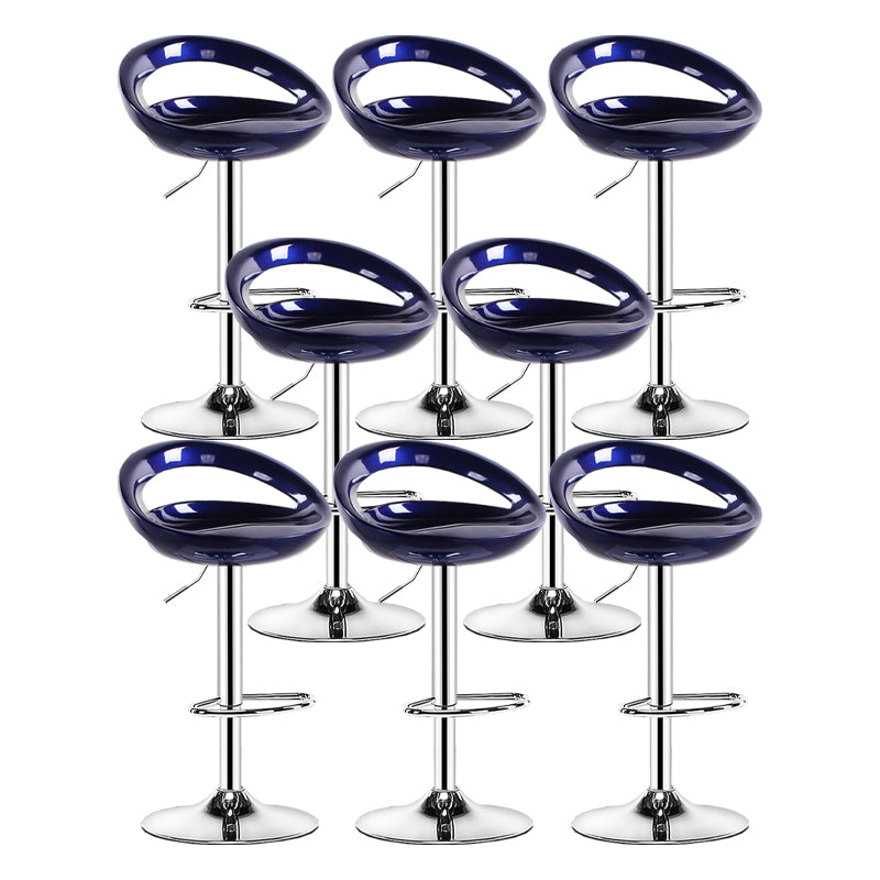 Sgabello moderno di plastica in plastica in plastica inoltre regolabile con poggiapiedi