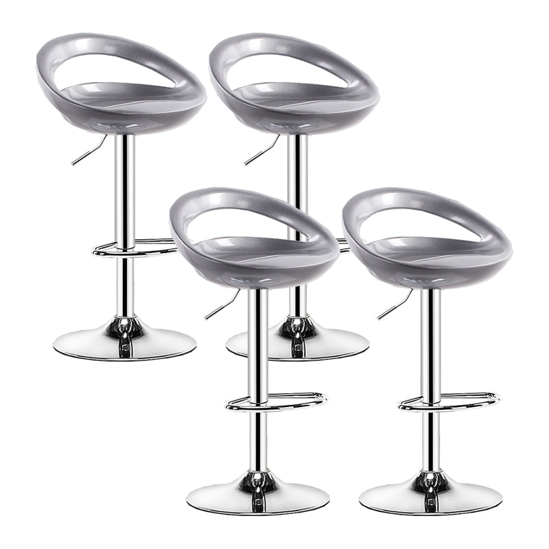 Sgabello moderno di plastica in plastica in plastica inoltre regolabile con poggiapiedi