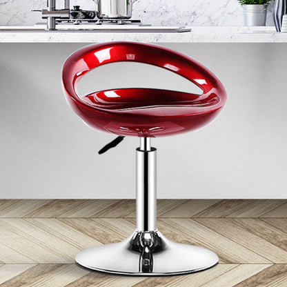 Sgabello moderno di plastica in plastica in plastica inoltre regolabile con poggiapiedi