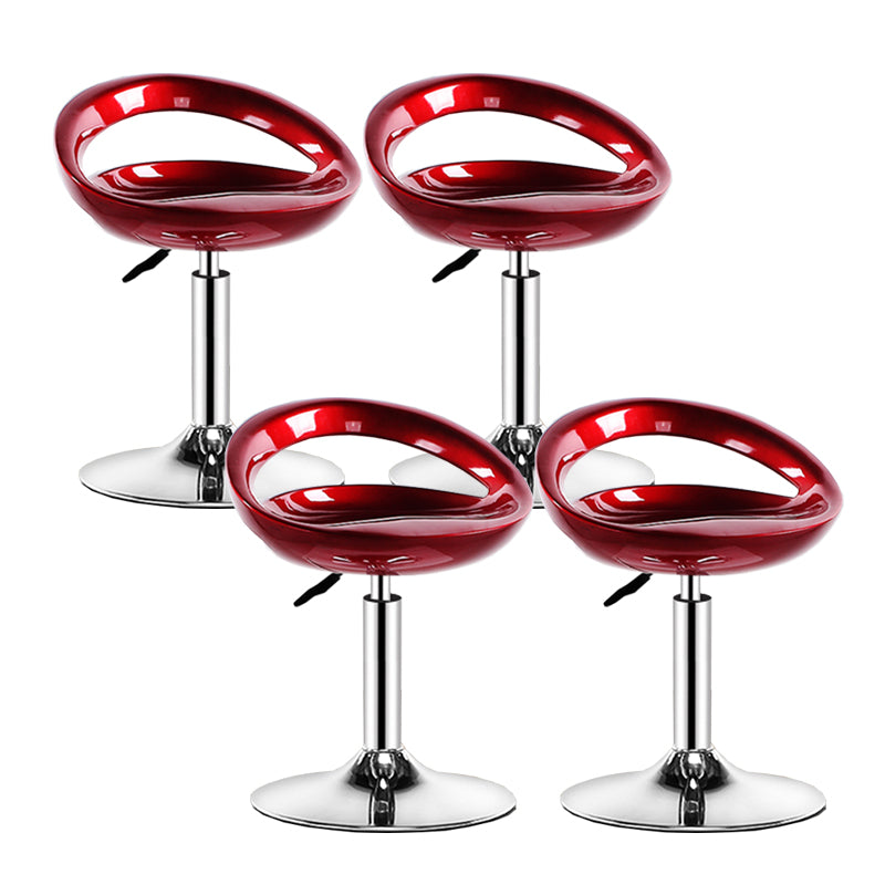 Sgabello moderno di plastica in plastica in plastica inoltre regolabile con poggiapiedi