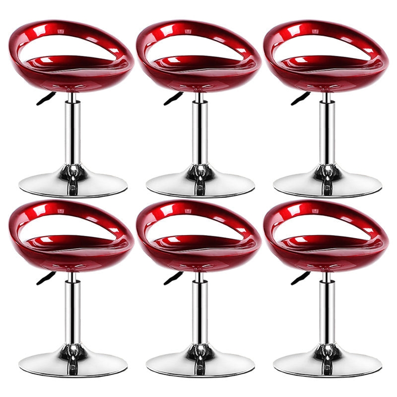 Sgabello moderno di plastica in plastica in plastica inoltre regolabile con poggiapiedi