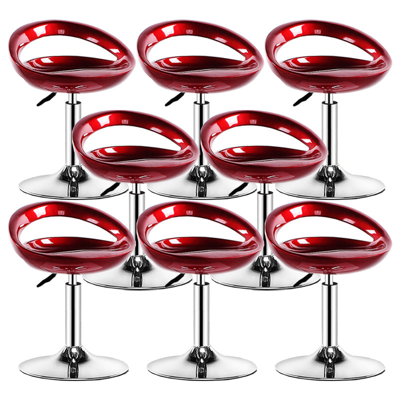 Sgabello moderno di plastica in plastica in plastica inoltre regolabile con poggiapiedi