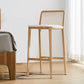 Solid Wood Counter Height Stools with Footrest for Living Room Clearhalo 'Bar Furniture' 'Bar Stools' 'bar_stools' 'furn' 'furn_bar_stools' 'Furniture' 'Kitchen & Dining Furniture' 7673458