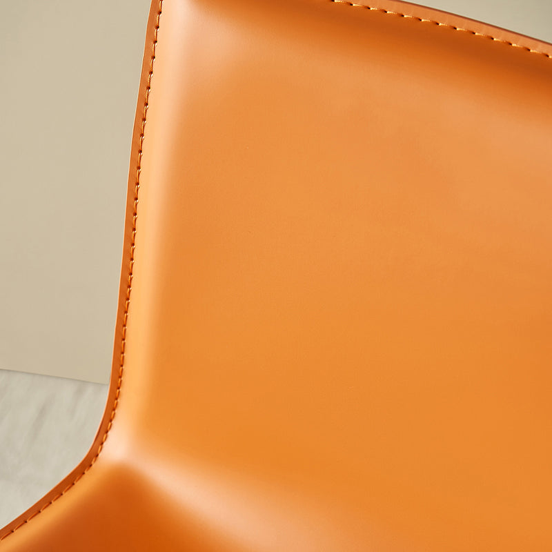 Eigentijdse indoor metalen benen faux leer gestoffeerde barkruk