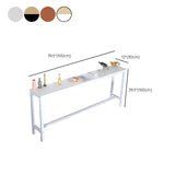 Contemporary Style 1/4/5 Pieces Wood Rectangular Bar Table Set for Indoor