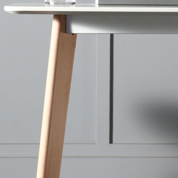 Modern Indoor Rectangle Trestle Bar Dining Table in Stone and Wood Clearhalo 'Bar Furniture' 'Bar Tables' 'bar_tables' 'furn' 'furn_bar_tables' 'Furniture' 'Kitchen & Dining Furniture' 7673772