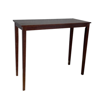 Traditional Rectangle Solid Wood Living Room Bar Dining Table Without Chairs
