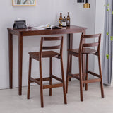 Traditional Rectangle Solid Wood Living Room Bar Dining Table Clearhalo 'Bar Furniture' 'Bar Tables' 'bar_tables' 'furn' 'furn_bar_tables' 'Furniture' 'Kitchen & Dining Furniture' 7673820