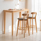 Contemporary Rectangle Solid Wood Living Room Bar Dining Table