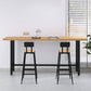 Contemporary Solid Wood Trestle Base Bar Table for Kitchen Dining Room Clearhalo 'Bar Furniture' 'Bar Tables' 'bar_tables' 'furn' 'furn_bar_tables' 'Furniture' 'Kitchen & Dining Furniture' 7673859