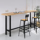 Contemporary Solid Wood Trestle Base Bar Table for Kitchen Dining Room Clearhalo 'Bar Furniture' 'Bar Tables' 'bar_tables' 'furn' 'furn_bar_tables' 'Furniture' 'Kitchen & Dining Furniture' 7673860