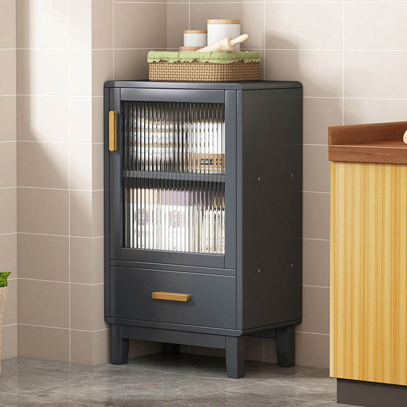 Buffet réglable de style glam buffet buffet bambou avec 1 tire-dessin