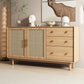 Moderne 3-lads dressoir Pine vaste houten buffetstandaard met 2 deuren