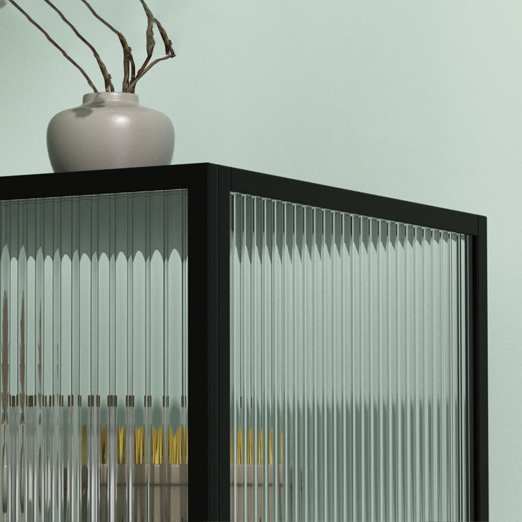 Creammella in vetro moderno in stile moderno da 53 pollici.