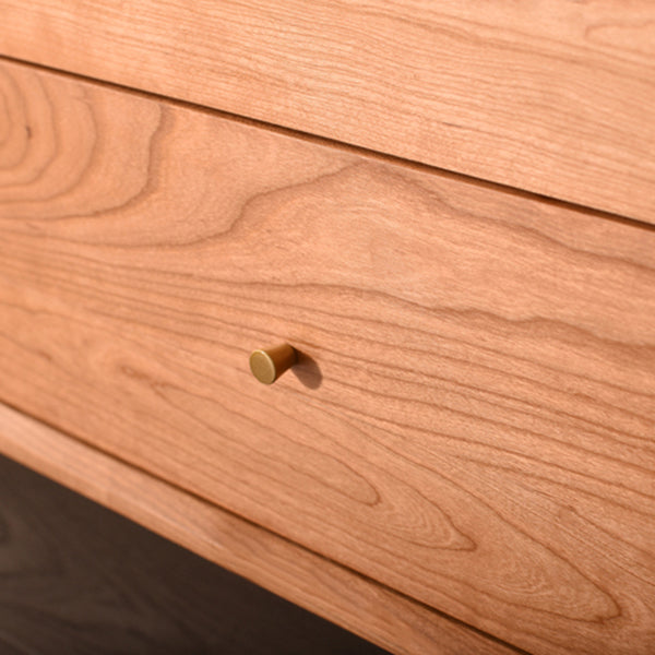 Hedendaags bruin massief houten buffettafel opslagzijdige bord met laden