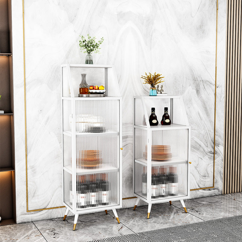 Glam in stile Glam Glass Distrino armadio a buffet largo 13,8 pollici