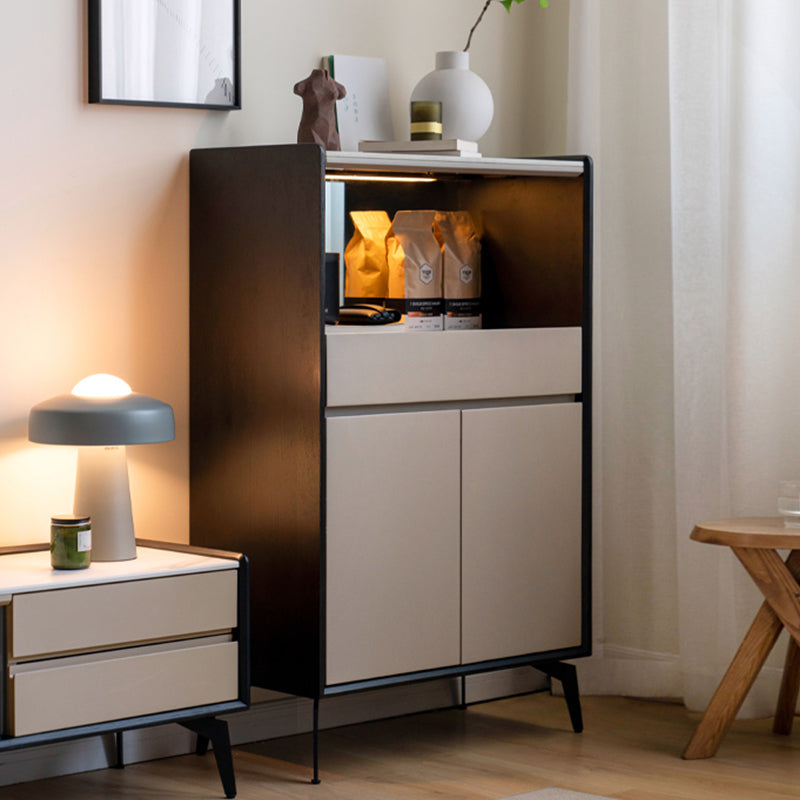 Mobile moderno per pavimenti per pavimento in legno massiccio con illuminazione