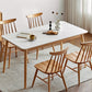 1/5 Pcs Modern Stone Rectangle Shape Dinette Table with Armless Chair
