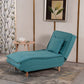 Contemporary Solid Color Upholstered Armless Chaise Lounge Couch with Storage Green Clearhalo 'Chairs & Seating' 'Chaise Lounge' 'chaise_lounge' 'furn' 'furn_chaise_lounge' 'Furniture' 'Living Room Furniture' 7675976