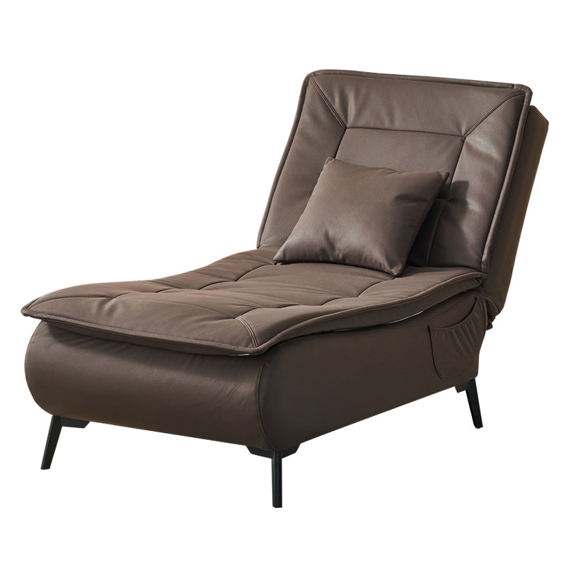Contemporary Solid Color Upholstered Armless Chaise Lounge Couch with Storage Clearhalo 'Chairs & Seating' 'Chaise Lounge' 'chaise_lounge' 'furn' 'furn_chaise_lounge' 'Furniture' 'Living Room Furniture' 7675983