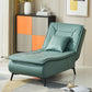 Contemporary Solid Color Upholstered Armless Chaise Lounge Couch with Storage Light Blue Clearhalo 'Chairs & Seating' 'Chaise Lounge' 'chaise_lounge' 'furn' 'furn_chaise_lounge' 'Furniture' 'Living Room Furniture' 7675985