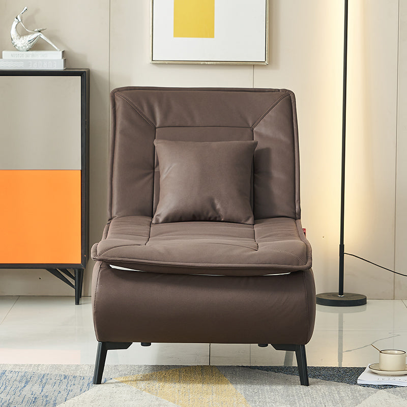 Contemporary Solid Color Upholstered Armless Chaise Lounge Couch with Storage Clearhalo 'Chairs & Seating' 'Chaise Lounge' 'chaise_lounge' 'furn' 'furn_chaise_lounge' 'Furniture' 'Living Room Furniture' 7675992