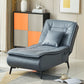 Contemporary Solid Color Upholstered Armless Chaise Lounge Couch with Storage Gray Blue Clearhalo 'Chairs & Seating' 'Chaise Lounge' 'chaise_lounge' 'furn' 'furn_chaise_lounge' 'Furniture' 'Living Room Furniture' 7675994