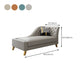 Glam Style Solid Color Genuine Leather Rolled Arms Chaise Chair with Tufted Clearhalo 'Chairs & Seating' 'Chaise Lounge' 'chaise_lounge' 'furn' 'furn_chaise_lounge' 'Furniture' 'Living Room Furniture' 7676049