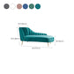 Glam Style Upholstered Cushioned Velvet Rolled Arms Chaise Lounge Clearhalo 'Chairs & Seating' 'Chaise Lounge' 'chaise_lounge' 'furn' 'furn_chaise_lounge' 'Furniture' 'Living Room Furniture' 7676075