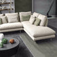 Contemporary Upholstered Cotton Blend Flared Arm Chaise Lounge in Gray Clearhalo 'Chairs & Seating' 'Chaise Lounge' 'chaise_lounge' 'furn' 'furn_chaise_lounge' 'Furniture' 'Living Room Furniture' 7676121