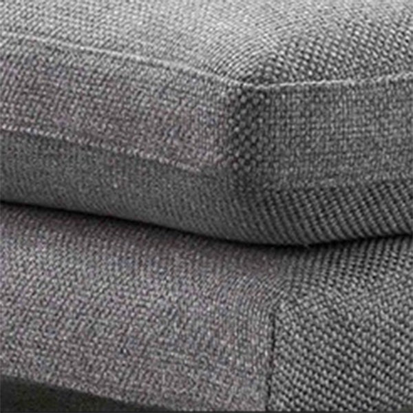 Contemporary Upholstered Cotton Blend Flared Arm Chaise Lounge in Gray Clearhalo 'Chairs & Seating' 'Chaise Lounge' 'chaise_lounge' 'furn' 'furn_chaise_lounge' 'Furniture' 'Living Room Furniture' 7676128