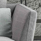 Contemporary Upholstered Cotton Blend Flared Arm Chaise Lounge in Gray Clearhalo 'Chairs & Seating' 'Chaise Lounge' 'chaise_lounge' 'furn' 'furn_chaise_lounge' 'Furniture' 'Living Room Furniture' 7676129