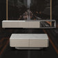 Contemporary Coffee Or End Table Marble with Storage Drawers Rectangle Clearhalo 'Coffee & Accent Tables' 'Coffee Tables' 'coffee_tables' 'furn' 'furn_coffee_tables' 'Furniture' 'Living Room Furniture' 7676184