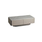 Contemporary Coffee Or End Table Marble with Storage Drawers Rectangle Clearhalo 'Coffee & Accent Tables' 'Coffee Tables' 'coffee_tables' 'furn' 'furn_coffee_tables' 'Furniture' 'Living Room Furniture' 7676185