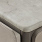 Contemporary Coffee Or End Table Marble with Storage Drawers Rectangle Clearhalo 'Coffee & Accent Tables' 'Coffee Tables' 'coffee_tables' 'furn' 'furn_coffee_tables' 'Furniture' 'Living Room Furniture' 7676187